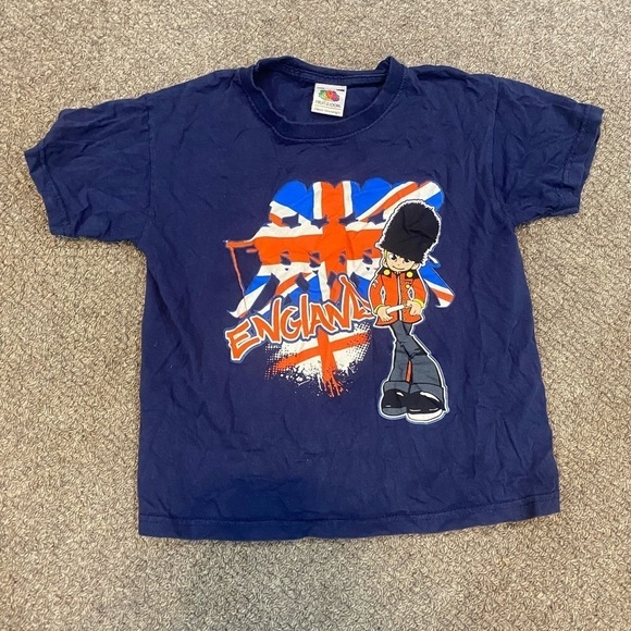 England Fruit of the Loom Kids T-Shirt - Picture 5 of 5